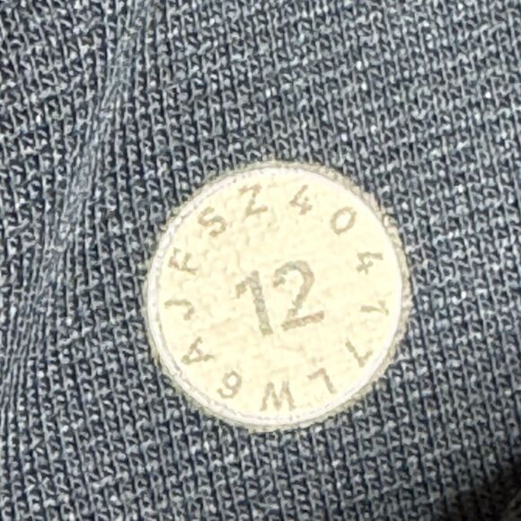 Lululemon On Your Mark Crop Women's Size 12 Leggings Midnight Navy Blue Cinched - Picture 7 of 8